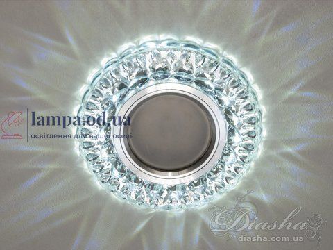 Світильник вбудований LED Diasha 7325WH MR16, 40W, зелений метал, скло, сучасний стиль для дому 7325WH фото