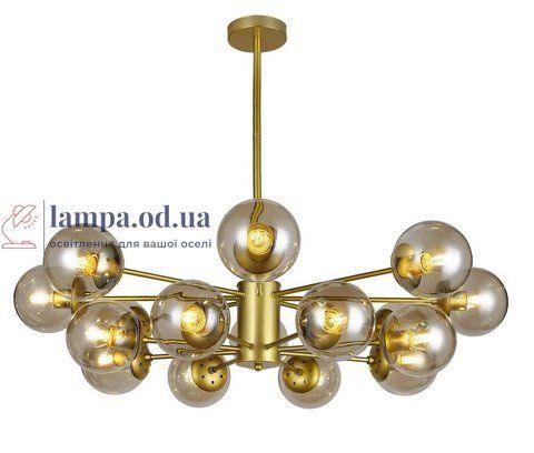Люстра молекула Levistella 7526033-16 GD+BK 7526033-16 GD+BK фото