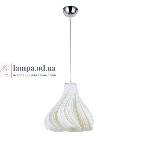 Подвесной светильник Levistella 9991001-1 3D WH, E27, хром, 1900мм, пластиковый плафон 350х300мм LVS6172 фото