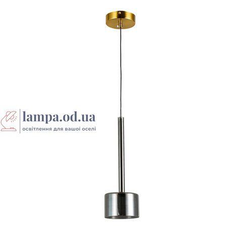 Світильник підвісний LED Levistella 800P3307-1led (120*380) SM, 9W, чорний метал/скло, три режими світла, для вітальні LVS5926 фото