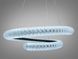 Современная подвесная LED люстра Diasha MD2509/800BK черная кольцевая 80 см с пультом MD2509/800BK фото 3