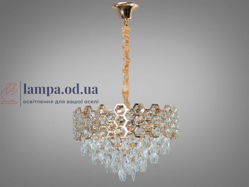 Хрустальная люстра Diasha 618-400G, золото, 6xE14, до 40 Вт/лампа, 39 см, до 16 м&sup2; 618-400G фото