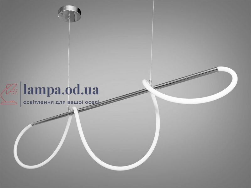 Люстра світлодіодна Diasha Y2101-L1500CH, 22W, хром, регульована висота, для коридору, спальні, кухні Y2101-L1500CH фото