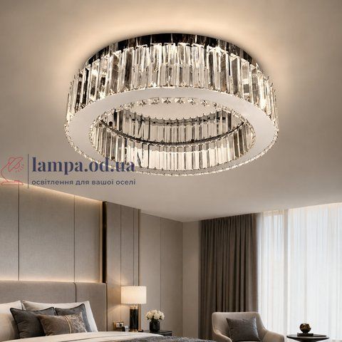 Світлодіодна стельова люстра Artlight 510578/50CH, 36 Вт, хром 510578/50CH фото