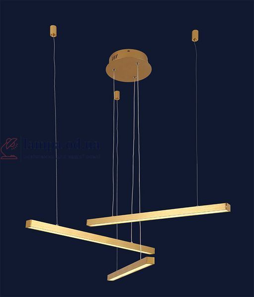 Потолочная люстра LED Levistella 918LP457-3 GD 600MM, 10W, 2700K, золото/белый матовый, современный стиль для дома LVS3695 фото
