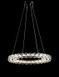 Підвісна хромована світлодіодна люстра Splendid Ray L33152/500/1 LED (CR) з кришталевим кільцем 50 см 30437867 фото 3