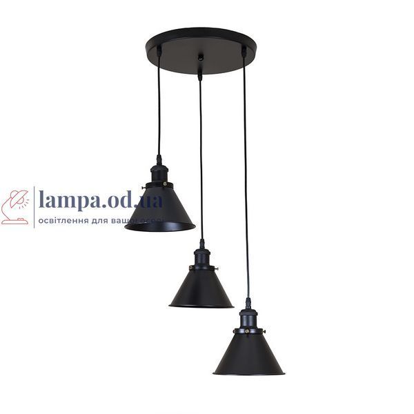 Люстра лофт Levistella 707PB102F-3 BK (300) LVS4640 фото
