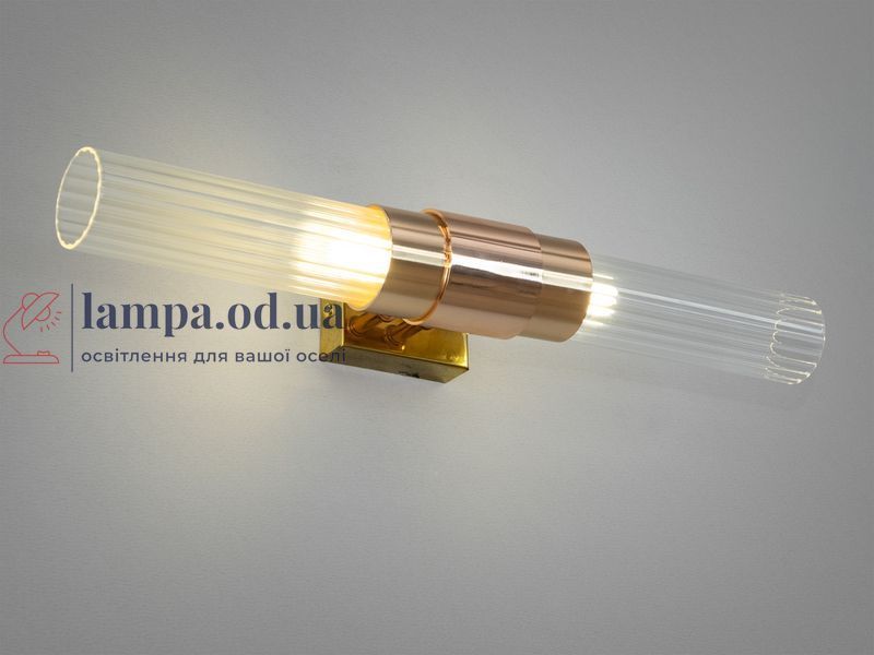 Настінний світильник Diasha F3768 2 лампи G9, 20W, метал, акрил, 44 см, сучасний стиль для дому та офісу F3768 фото