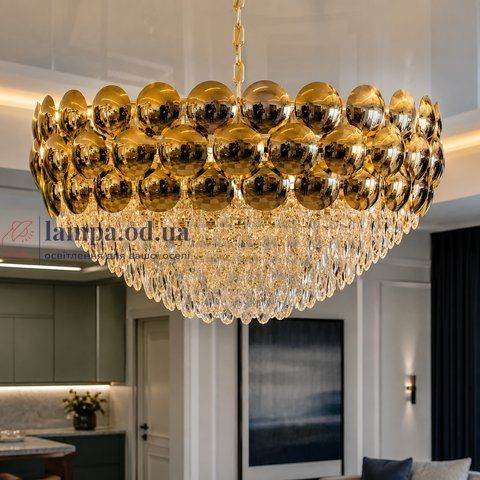 Підвісна люстра Artlight XL626/800GD золото, 18 ламп E14 XL626/800GD фото
