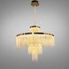 Люстра кристальная Diasha 376-800GD золото LED 165Вт многоярусная подвесная 376-800GD фото 1