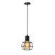 Подвесной светильник E27 Levistella 756PR1618-1 BK, 60W, черный металл, стиль лофт LVS03211 фото 1
