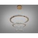Люстра Linisoln 7201W/650+450+250 хрустальна LED 65см 40см 20см, регульована висота, 70Вт 7201W/650+450+250 FG фото 1