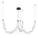 Потолочная люстра LED Levistella 7813041-3 BK, 33W, 4000K, черный металл, современный стиль для гостиной LVS5056 фото 1