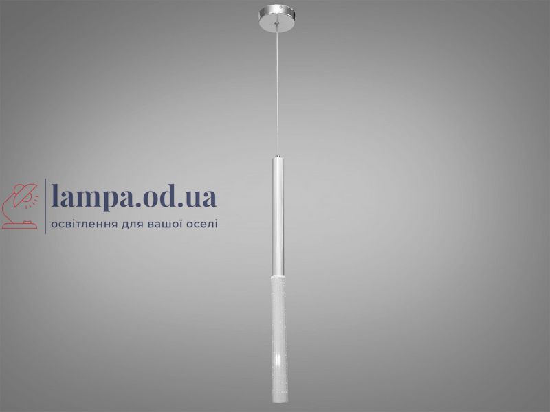 Підвісний світильник LED Diasha 3007/1HR, 3W, хром, сучасний стиль для коридору, вітальні, кухні, офісу 3007/1HR фото