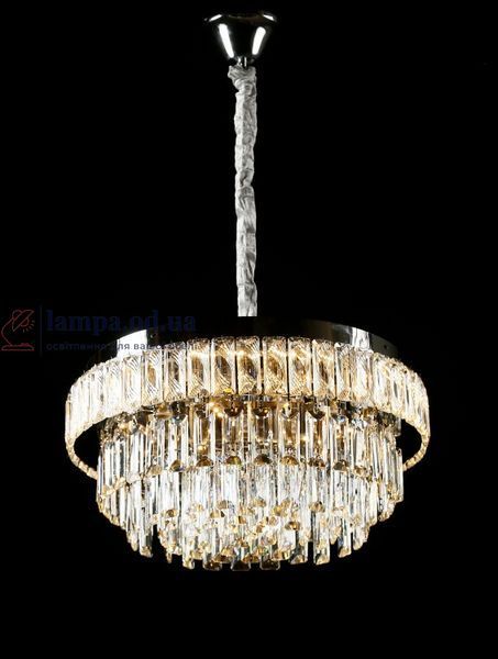 Splendid Ray L1195/500/5+LED (CR), кришталева люстра хром 50 см на 5 ламп E14 з LED та пультом 30438646 фото