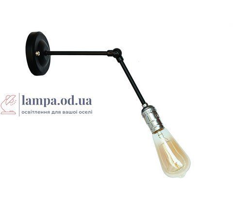 Настенное бра Levistella 752WR3301-1, E27, черный с хромированным патроном, современный стиль для дома LVS04473 фото