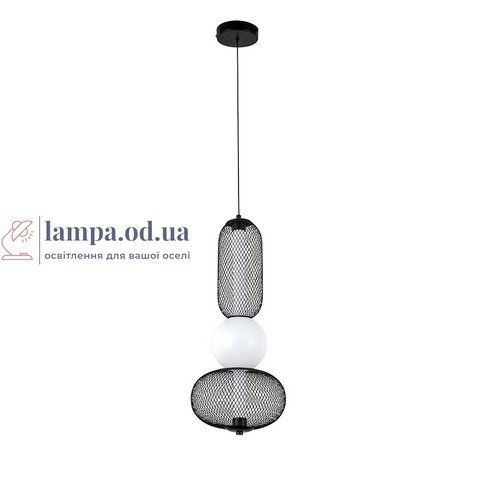 Світильник підвісний LED Levistella 7812031 BK, 5W, 3000K, чорний метал, для вітальні LVS6153 фото