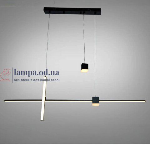 Подвесная люстра LED Diasha 5221A/1100BK черная 27 Вт 5 м2 5221A/1100BK фото