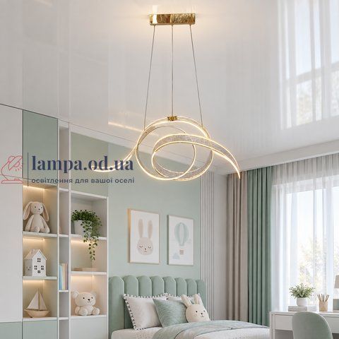 Підвісна LED люстра Artlight CG80117GD, 38 Вт, золото, 23 см CG80117GD фото