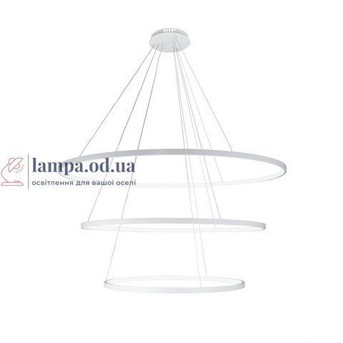 Люстра стельова LED Levistella 7529832-3A WHITE LED (400+600+800), 130W, три режими світла, білий, для вітальні LVS4512 фото