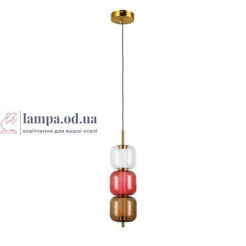Подвесной светильник LED Levistella 800P3151 (110*300) CRC, 5W, металл + стекло, современный стиль для дома LVS5880 фото