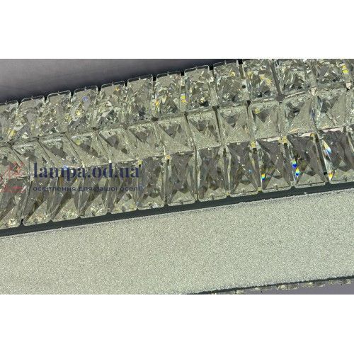Люстра кришталева овальна Linisoln 9863-80*30С метал,скло 80*30 см 2 лампи 9863-80*30С фото