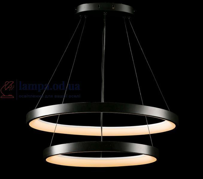Потолочная люстра LED Splendid Ray L2681/600+400/2, черный, регулируемая температура света, современный стиль 30428780 фото