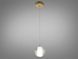 Люстра стельова LED Diasha 3006/1G G4, 1 лампа, метал, скло, сучасний стиль, регулювання висоти, IP20 3006/1G фото 2
