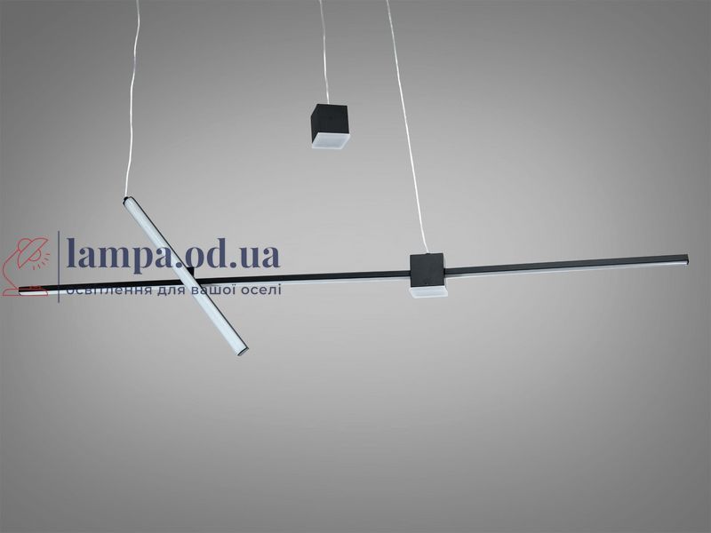 Подвесная люстра LED Diasha 5221A/1100BK черная 27 Вт 5 м2 5221A/1100BK фото