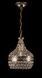 Люстра Splendid Ray L196/1, E27, 1 лампа, висота 35-50 см, золото, білий, метал, кришталь, сучасний стиль для дому 30384444 фото 1