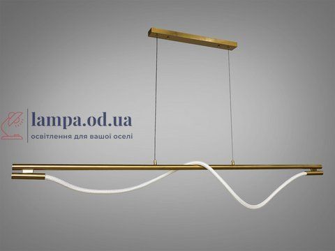 Люстра стельова LED Diasha 9609-L1600GAB Шланг, 20W, бронза, регульована висота, сучасний стиль для кухні та вітальні 9609-L1600GAB фото