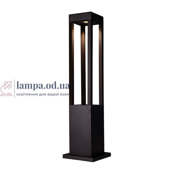 Вуличний LED стовп з відкритою рамою Levistella 991L002 (600), 8 Вт, 4000K, чорний, висота 60 см, IP54 LVS7252 фото