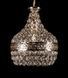 Люстра Splendid Ray L196/1, E27, 1 лампа, висота 35-50 см, золото, білий, метал, кришталь, сучасний стиль для дому 30384444 фото 2