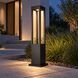 Вуличний LED стовп з відкритою рамою Levistella 991L002 (600), 8 Вт, 4000K, чорний, висота 60 см, IP54 LVS7252 фото 1
