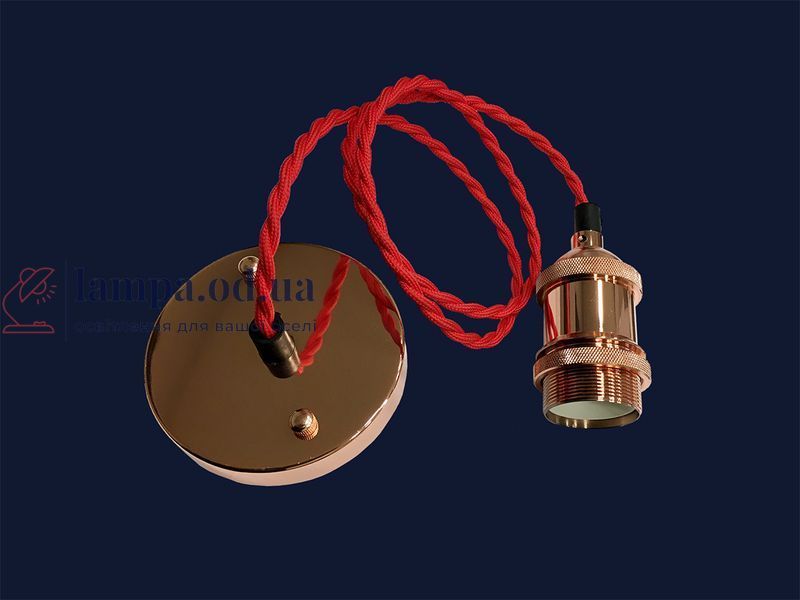 Подвесной светильник Levistella AMP12005-1, E27, 1 лампа, розовое золото, металл, стиль LOFT LVS03521 фото