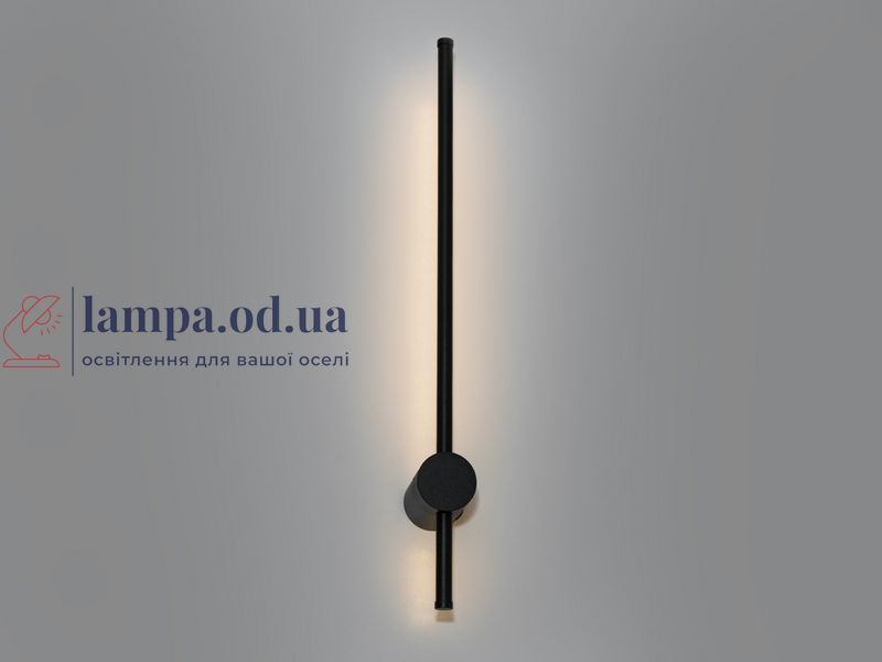 Бра настінне LED Diasha 2039/600 black, 6W, 4100K, чорний метал, сучасний стиль 2039/600 black фото